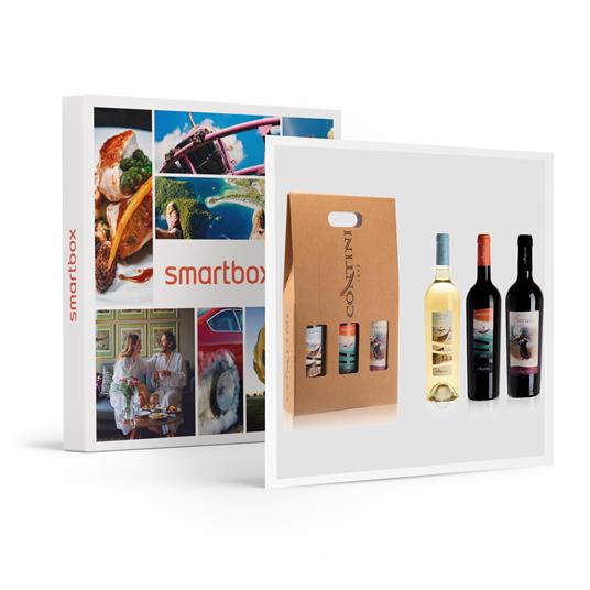 SMARTBOX - Sapori sardi a domicilio: una selezione di 3 pregiati vini in 1 elegante confezione - Cofanetto regalo