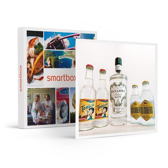 SMARTBOX - Gin Tonic a casa tua: 1 box con 1 Gin a scelta e 4 toniche con  dispenser - Cofanetto regalo - Smartbox - Idee regalo | IBS