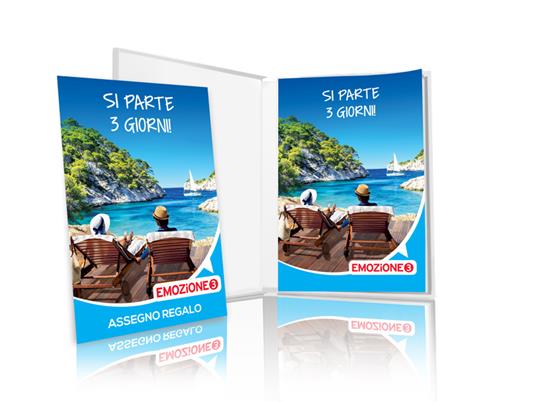 EMOZIONE3 - Si parte 3 giorni! - Cofanetto regalo - 2 notti per 2 persone - 2