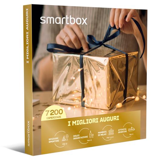 SMARTBOX I migliori auguri Cofanetto regalo 1 sfiziosa degustazione o 1  momento relax o 1 attività sportiva 1 o 2 persone - Smartbox - Idee regalo  | IBS