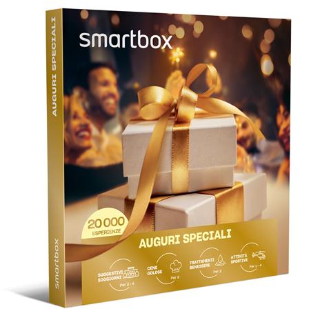 SMARTBOX Auguri Speciali Cofanetto regalo 1 soggiorno o 1 cena o 1 pausa  benessere o 1 attività sportiva da 1 a 4 persone - Smartbox - Idee regalo |  IBS