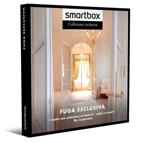 SMARTBOX - Fuga esclusiva - Cofanetto regalo - 1 notte in hotel 4*, relais e resort per 2 persone