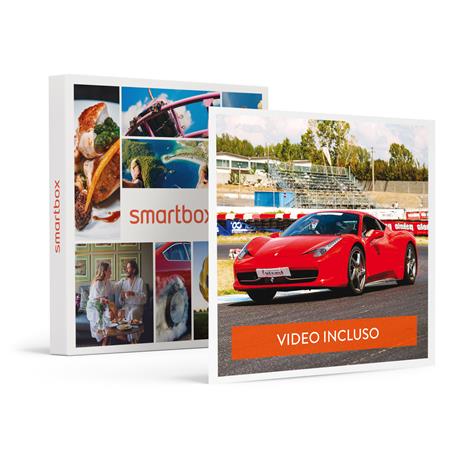 SMARTBOX - Emozioni in pista a Castelletto di Branduzzo: offerta speciale per 3 giri in Ferrari 458 - Cofanetto regalo