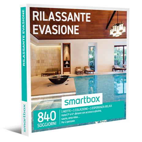 SMARTBOX - Rilassante evasione - Cofanetto regalo - 1 notte con colazione e pausa relax per 2 persone