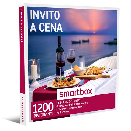 SMARTBOX - Invito a cena - Cofanetto regalo - 1 prelibata cena per 2  persone - Smartbox - Idee regalo | IBS