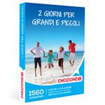 EMOZIONE3 - 2 giorni per grandi e piccoli - Cofanetto regalo - 1 notte con colazione per 2 adulti e 2 bambini