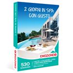 EMOZIONE3 2 giorni in spa con gusto Cofanetto regalo 1 notte con prima colazione, 1 cena e 1 percorso benessere per 2 persone