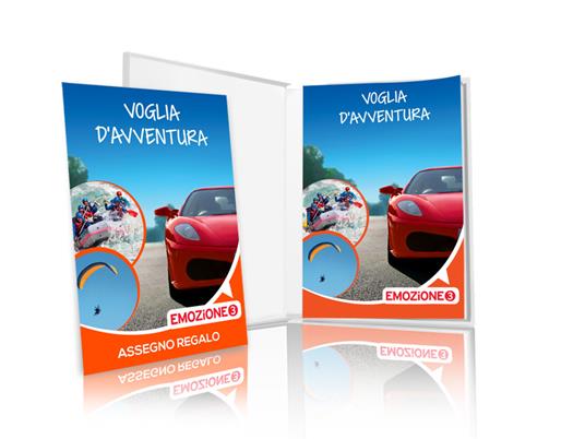 EMOZIONE3 - Voglia d'avventura - Cofanetto regalo - 1 attività a scelta tra rafting, immersioni, guida e tante altre - 2