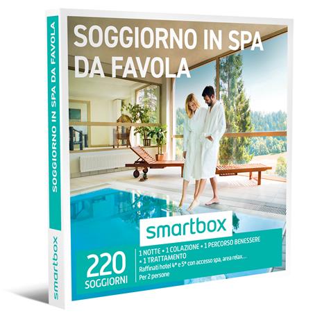 SMARTBOX - Soggiorno in spa da favola - Cofanetto regalo - 1 notte con colazione e 1 esperienza benessere per 2 persone