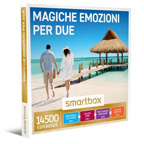 SMARTBOX - Magiche emozioni per due - Cofanetto regalo - Un soggiorno o una cena o una pausa benessere