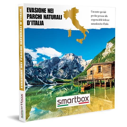 SMARTBOX - Evasione nei parchi naturali d'Italia - Cofanetto regalo - 1  notte nei pressi dei parchi naturali d'Italia per 2 persone - Smartbox -  Idee regalo | IBS