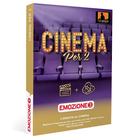 Cinema per 2. Cofanetto Smartbox - Emozione 3 - Idee regalo | IBS