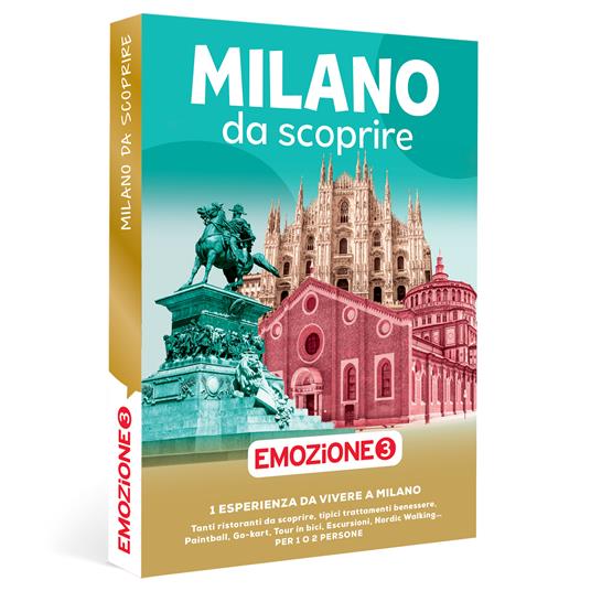 EMOZIONE3 - Milano da scoprire - Cofanetto regalo - 1 esperienza a Milano per 1 o 2 persone