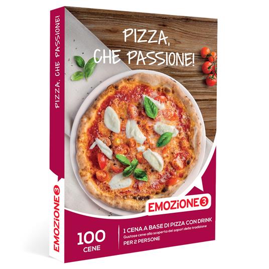 EMOZIONE3 - Pizza, che passione! - Cofanetto regalo - 1 pizza e 1 drink per 2 persone