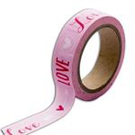 Toga mt89 Nastro di mascheratura Love Washi Tape Rosa 5,5 x 7 x 1,5 cm