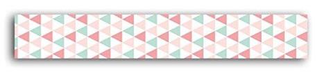 Toga mt88 Nastro di mascheratura Triangoli Washi Tape Verde/Rosa 5,5 x 7 x 1,5 cm - 2