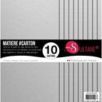 20 Carte Cartone - Grigio - 650g/m2 - A: 30,5 cm