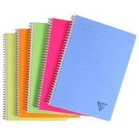 Clairefontaine Quaderni Linicolor A4 90 Fogli a Righe con Margine 5 pz