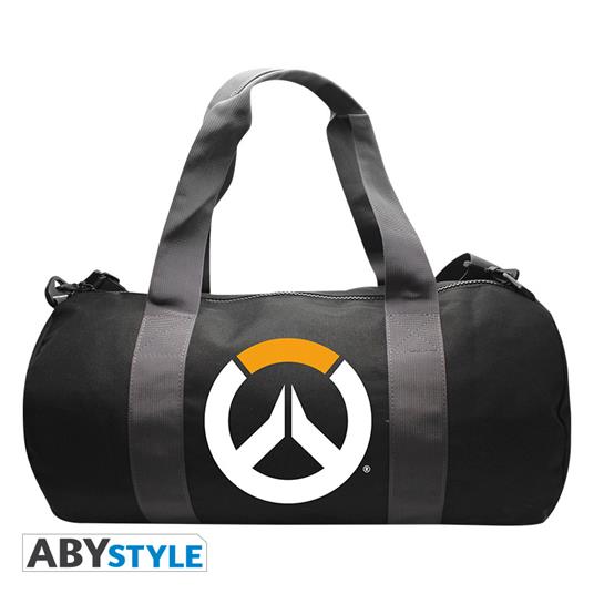 Overwatch. Sport Bag "Logo". Grey/Black