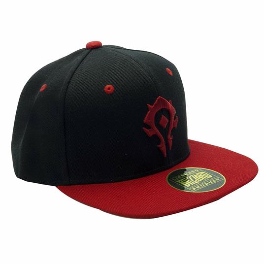 Cappellino World Of Warcraft, Snapback Cap, Black & Red, Horde