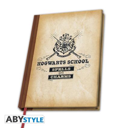 Harry Potter. Notebook A5 "Hogwarts School" X4