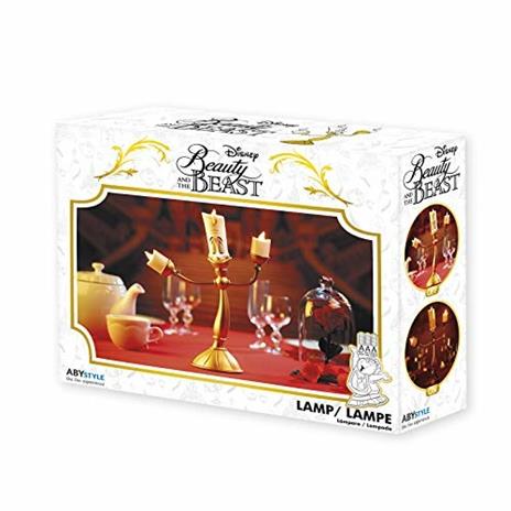 Disney La Bella e la Bestia LUMIERE (Candeliere) Lampada Led da Ambiente 31cm Batteria - 5