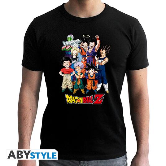 Dragon Ball: Dbz/ Goku'S Group Black New Fit (T-Shirt Unisex Tg. XL)