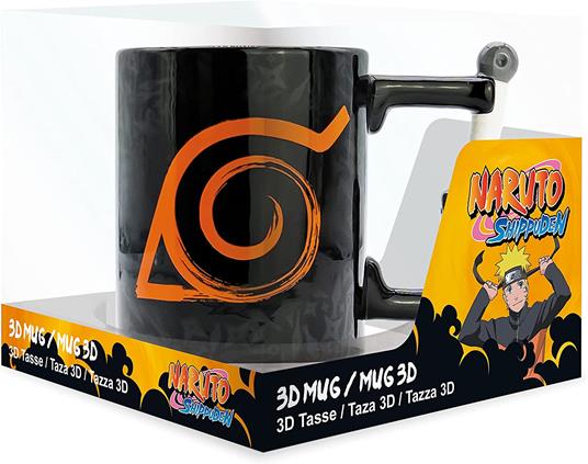 Naruto Shippuden - Tazza 3d Handle - Kunai Konoha Gadget - ABYSTYLE -  Abystyle - Idee regalo