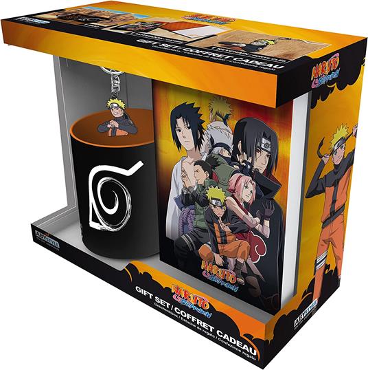 Naruto Shippuden - Tazza Mug320ml + Portachivi Pvc + Agenda