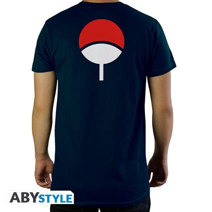 Naruto Shippuden - Tshirt "Uchiha" Man Ss Navy - Basic