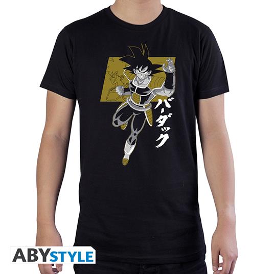 T-Shirt Unisex Tg. M Dragon Ball Broly: Dsb/ Bardock Black Basic