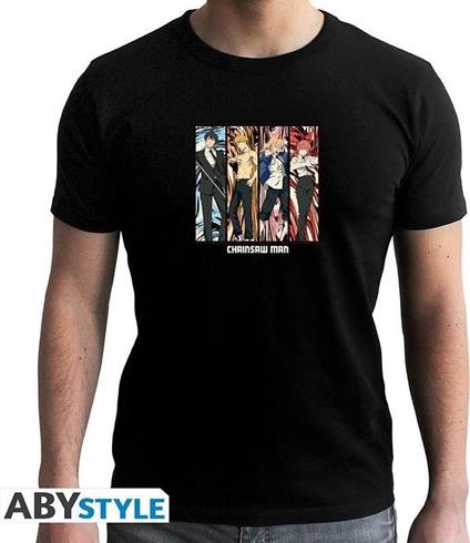 Chainsaw Man: Group Black Basic (T-Shirt Unisex Tg. XL)