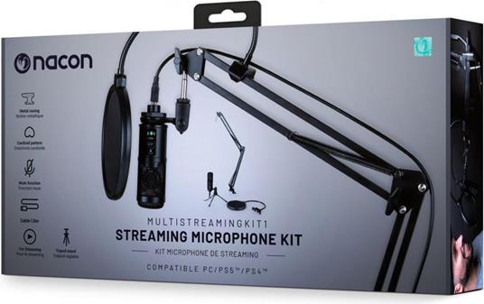 STREAMING MICROPHONE KIT PS4/PS5/PC