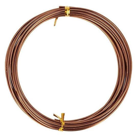 2 fili alluminio 5 m x 1,5 mm - bronzo - 2