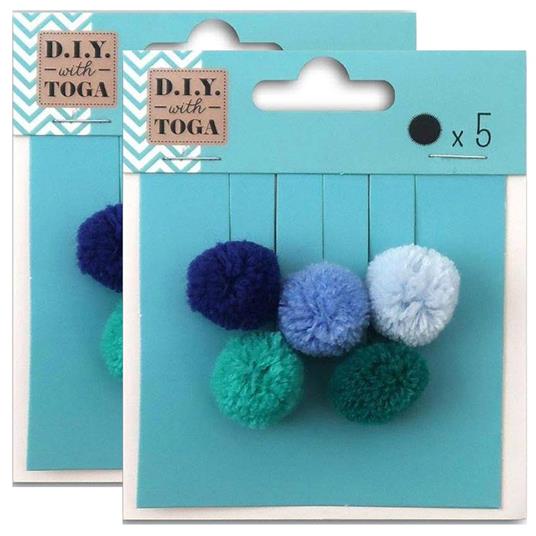 10 pompon rotondi in lana 2 cm - Inverno - Toga - Idee regalo | IBS