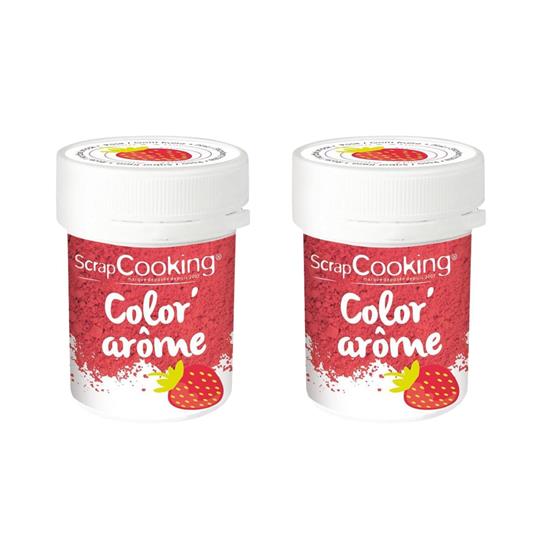 Colorante alimentare rosa gusto fragola 20 g - ScrapCooking - Idee regalo