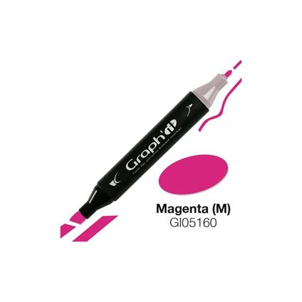 Marcatore a doppia punta Graph''It - Magenta