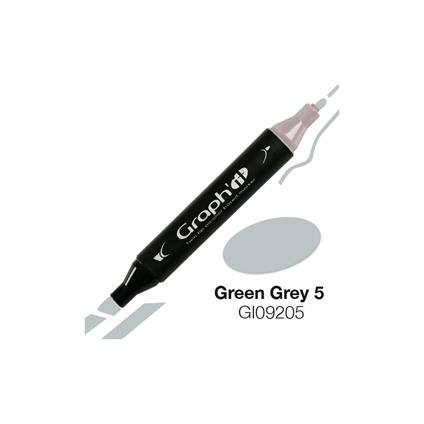 Marcatore a doppia punta Graph''It - Grigio Verde 5