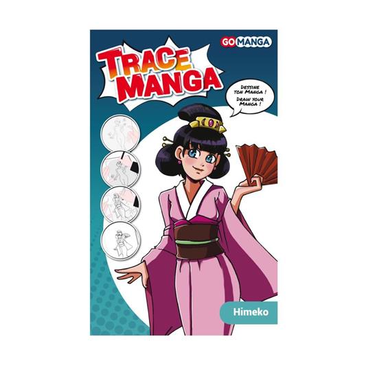 Kit per disegnare Trace Manga Go Manga - Himeko
