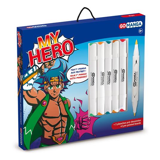 Kit per disegnare My Hero Go Manga - Kyo - Graph''It - Cartoleria