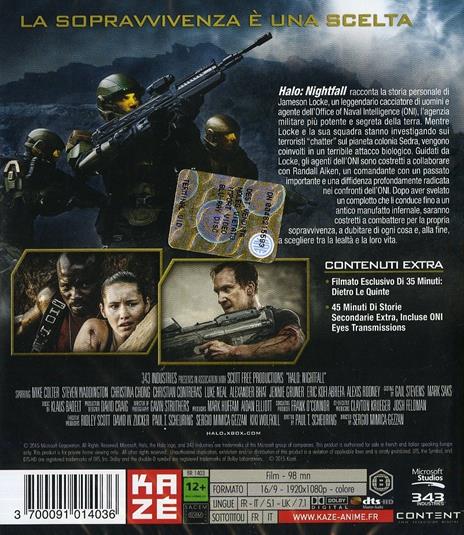 Halo. Nightfall di Sergio Mimica-Gezzan - Blu-ray - 2