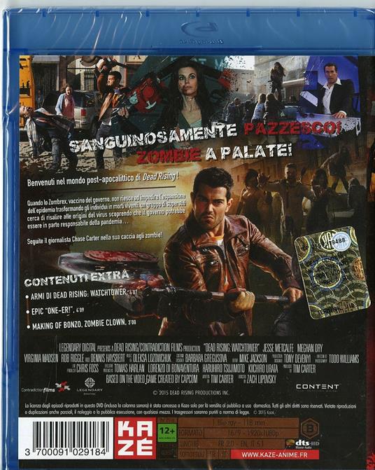  Dead Rising: Watchtower Blu-ray : Movies & TV