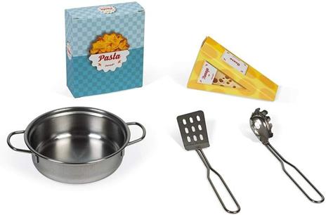 Janod, Cucina Giocattolo Plume, Mini Cucina per Bambini, in Legno, con Forno, Lavello Inox, Armadietto, Pulsanti e Orologio, Cucina, in Legno, con 5 Accessori, Da 3 a 8 Anni, J06608 - 4