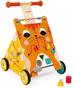 Janod- Gatto Carrello multiattività in Legno, Multicolore, J08005