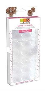 ScrapCooking 6752 Stampo Rigido per cioccolatini Roses, PS idoneo al Contatto Alimentare, Rosa