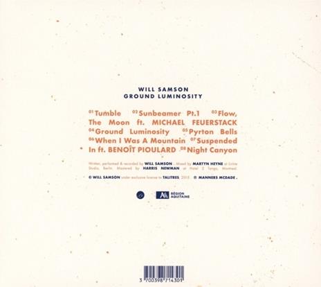 Ground Luminosity - CD Audio di Will Samson - 2