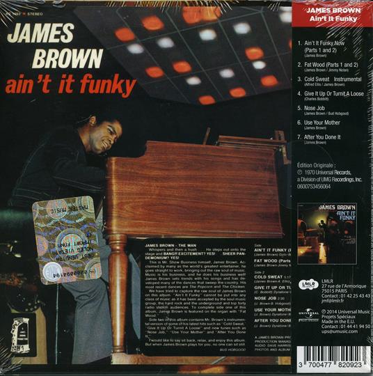 Ain'T It Funky - CD Audio di James Brown - 2