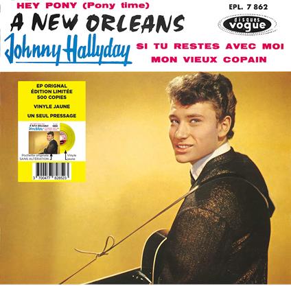 A New Orleans (Yellow Vinyl) - Vinile LP di Johnny Hallyday