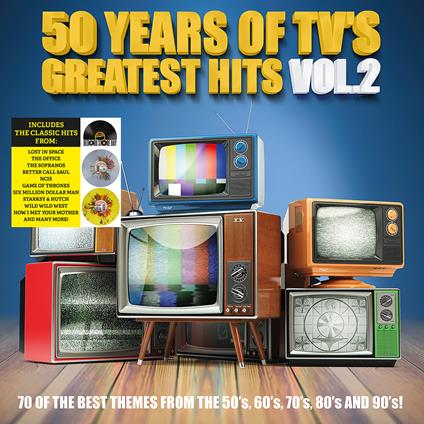 50 Years Of Tv'S Greatest Hits Vol.2 - Vinile LP