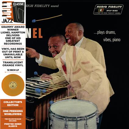 Lionel Plays Drums Vibes Piano - Vinile LP di Lionel Hampton